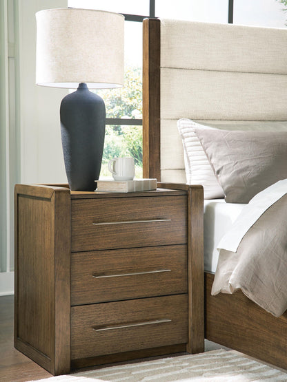 Marxmore - Three Drawer Night Stand - Brown