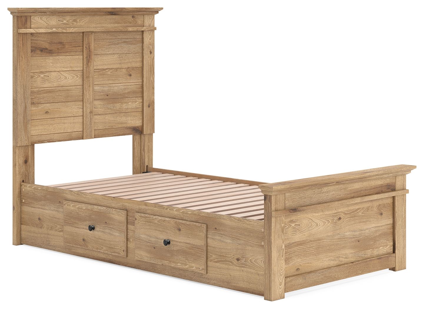 Makidern - Panel Storage Bed
