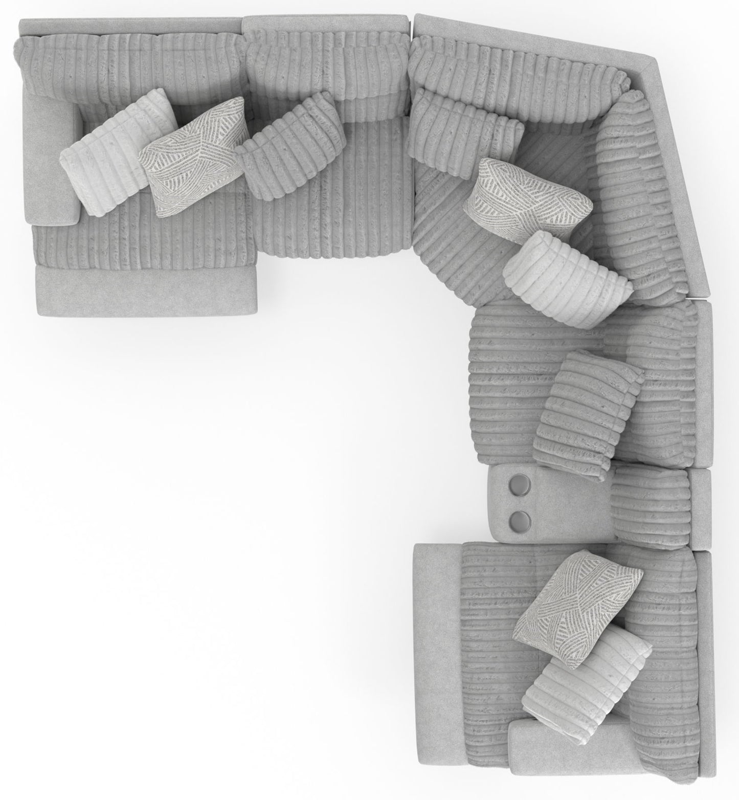Abraxas - 6 Piece Reclining Sectional