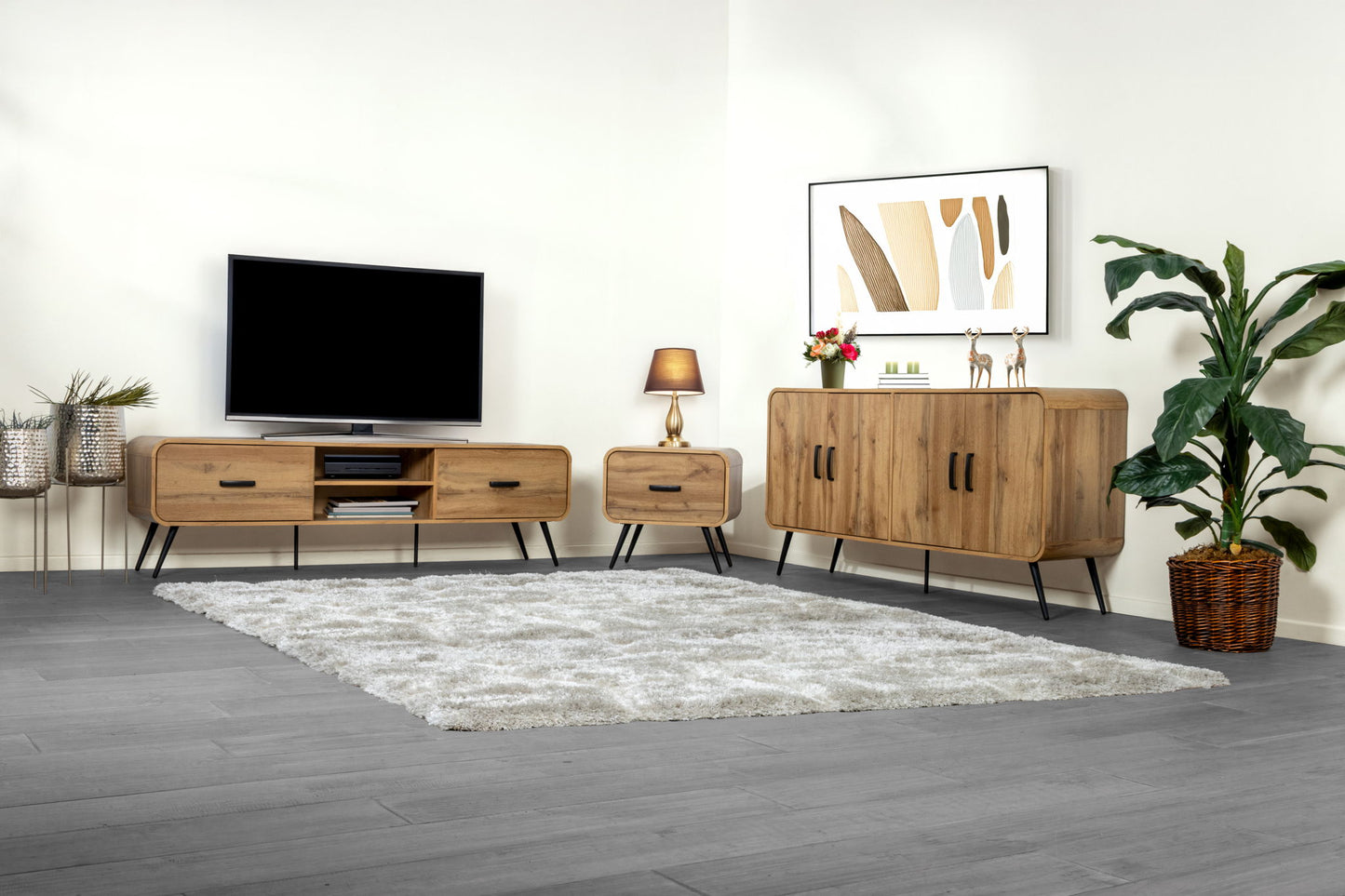 Rowan - One Drawer End Table/Bedside Table