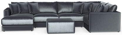 Remington - Modular Sofa And Cocktail Ottoman - Slate