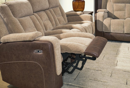 Mixed Motion - Power Reclining Sofa With Adjustable Headrest