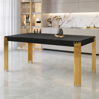Empire - Rectangle Dining Table - Black