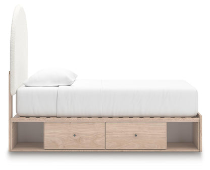 Arloster - Upholstered Panel Bed