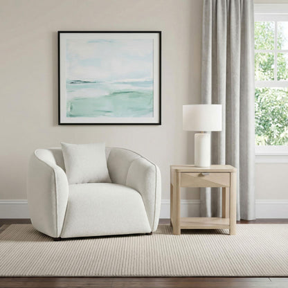 Aleisha Fabric Upholstered Accent Chair Sand
