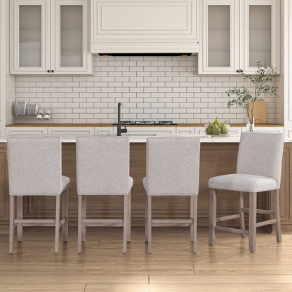Taylor - Counter Chair - Light Brown / Gray