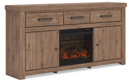 Garistyn - TV Stand With Fireplace Option