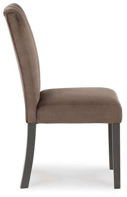 Jeshina - Dining Upholstered Side Chair (Set of 2) - Mocha