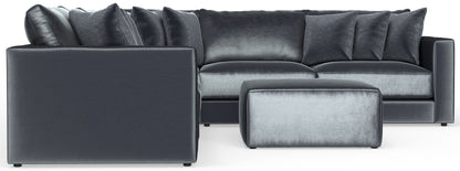 Remington - Modular Sofa And Cocktail Ottoman - Slate