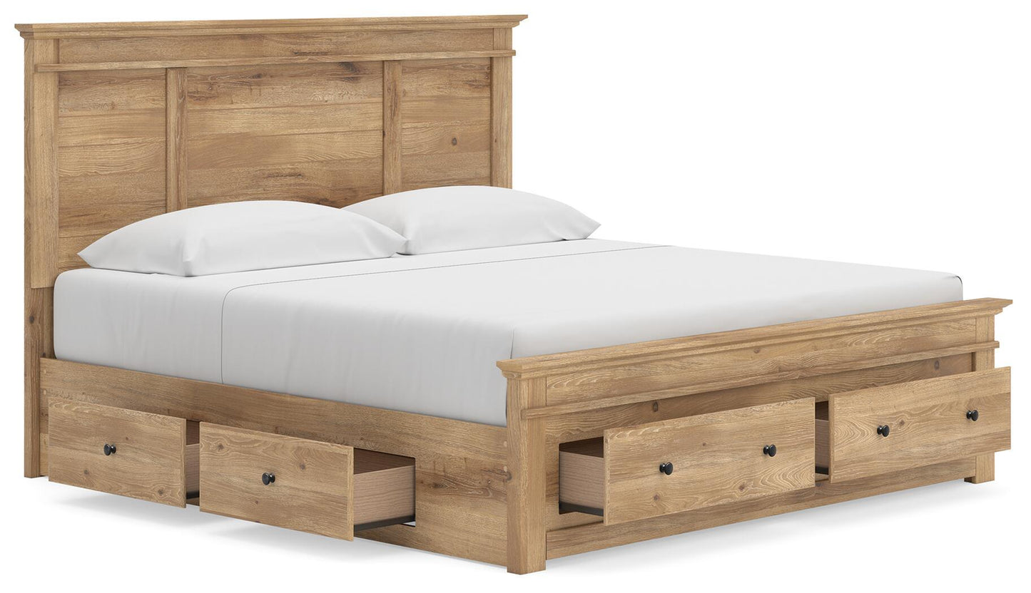 Makidern - Panel Storage Bed