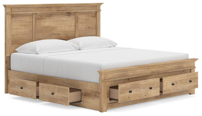 Makidern - Panel Storage Bed
