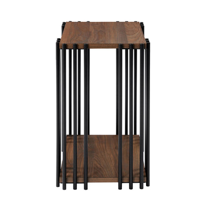 Vertex - Rectangular 3 Piece Occasional Set (1 Coffee & 2 End Tables) - Brown / Black