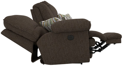 Lenny - Power Lay Flat Reclining Console Loveseat