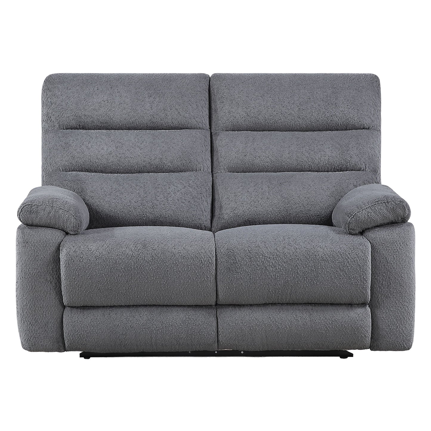 Cozy - Manual Recliner Loveseat - Gray