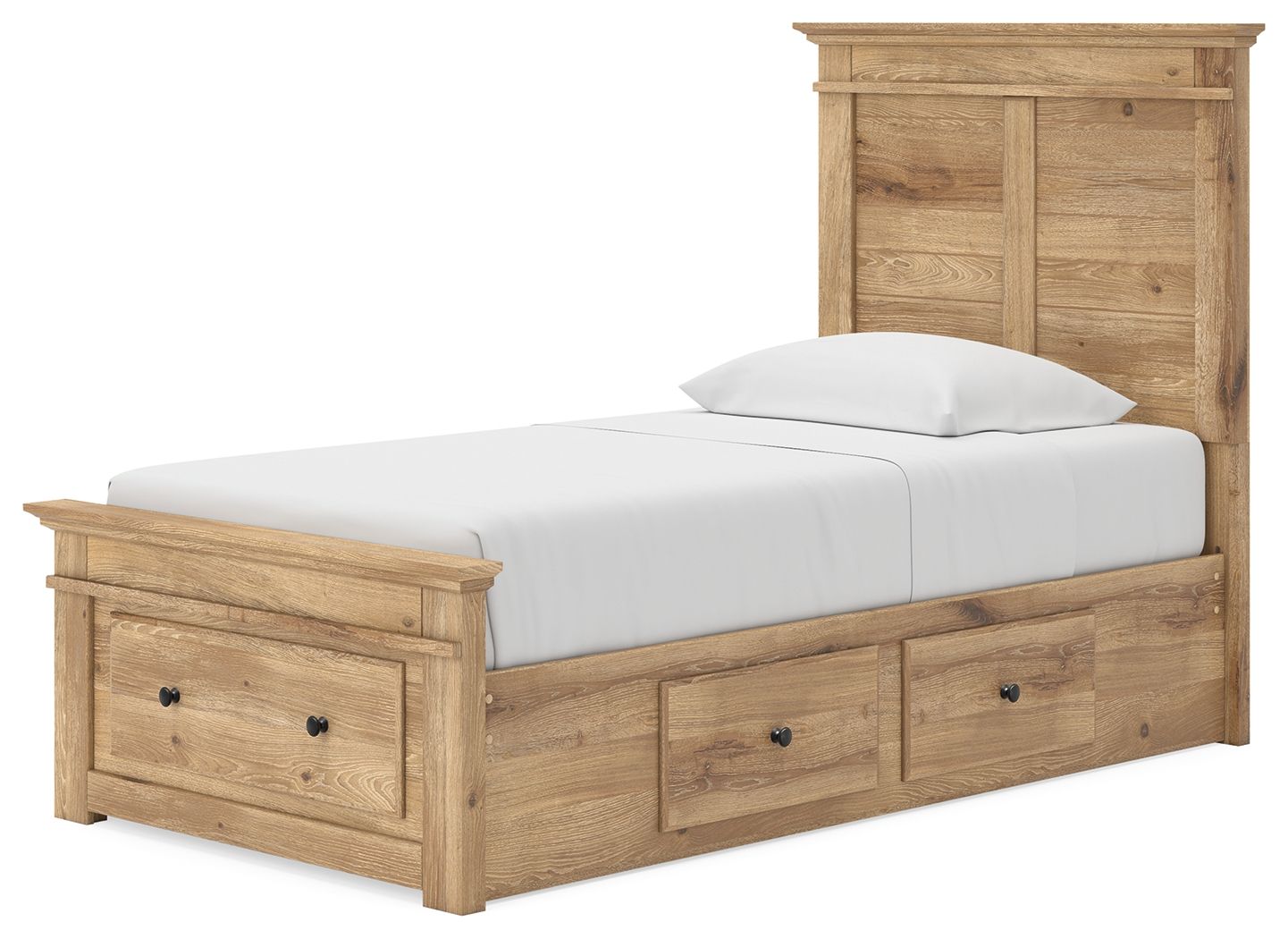 Makidern - Panel Storage Bed