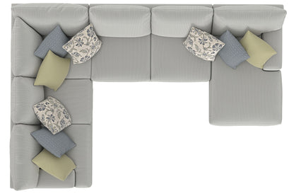 Stockbridge - Sectional With Comfort Coil Seating And 9 Accent Pillows Included