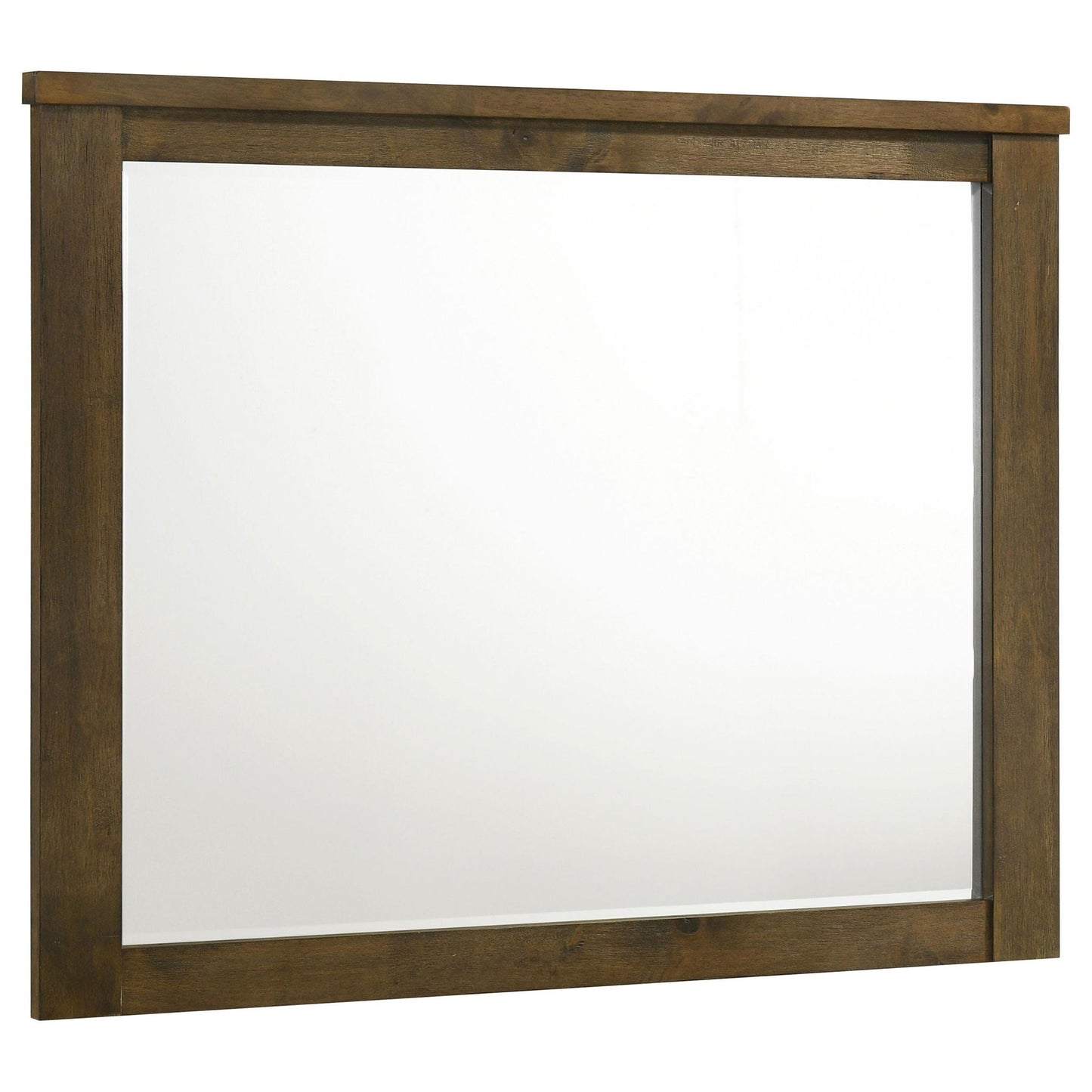 Doherty Rectangular Dresser Mirror Rustic Brown