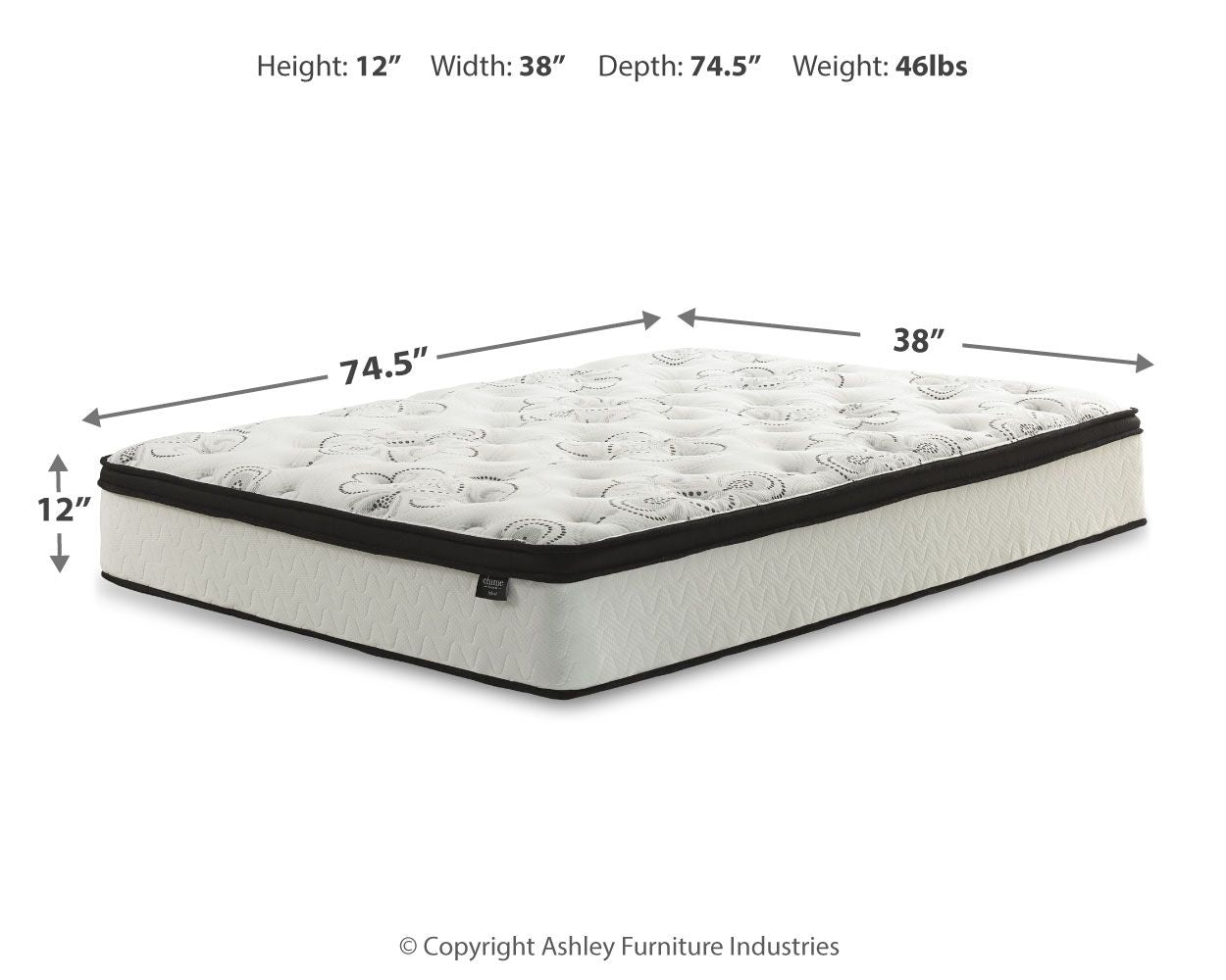 Chime 12 Inch Hybrid - Ultra Plush Hybrid Mattress