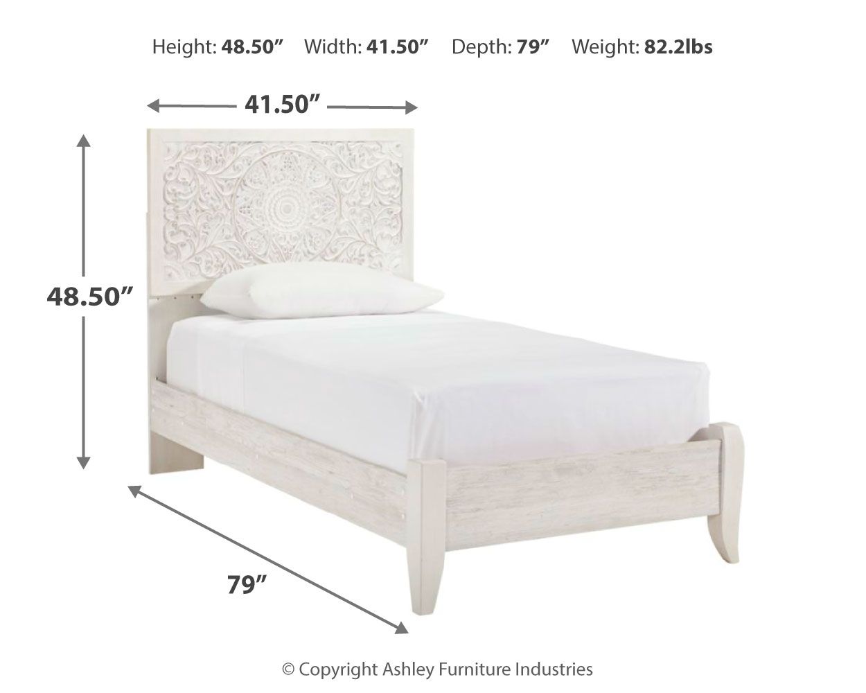 Paxberry - Panel Bed