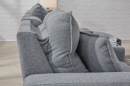 Modmax II - Reclining Sectional - Salt And Pepper