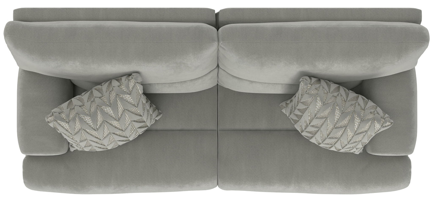 Renaldo - Power Sofa With Zero Gravity Recline - Stone