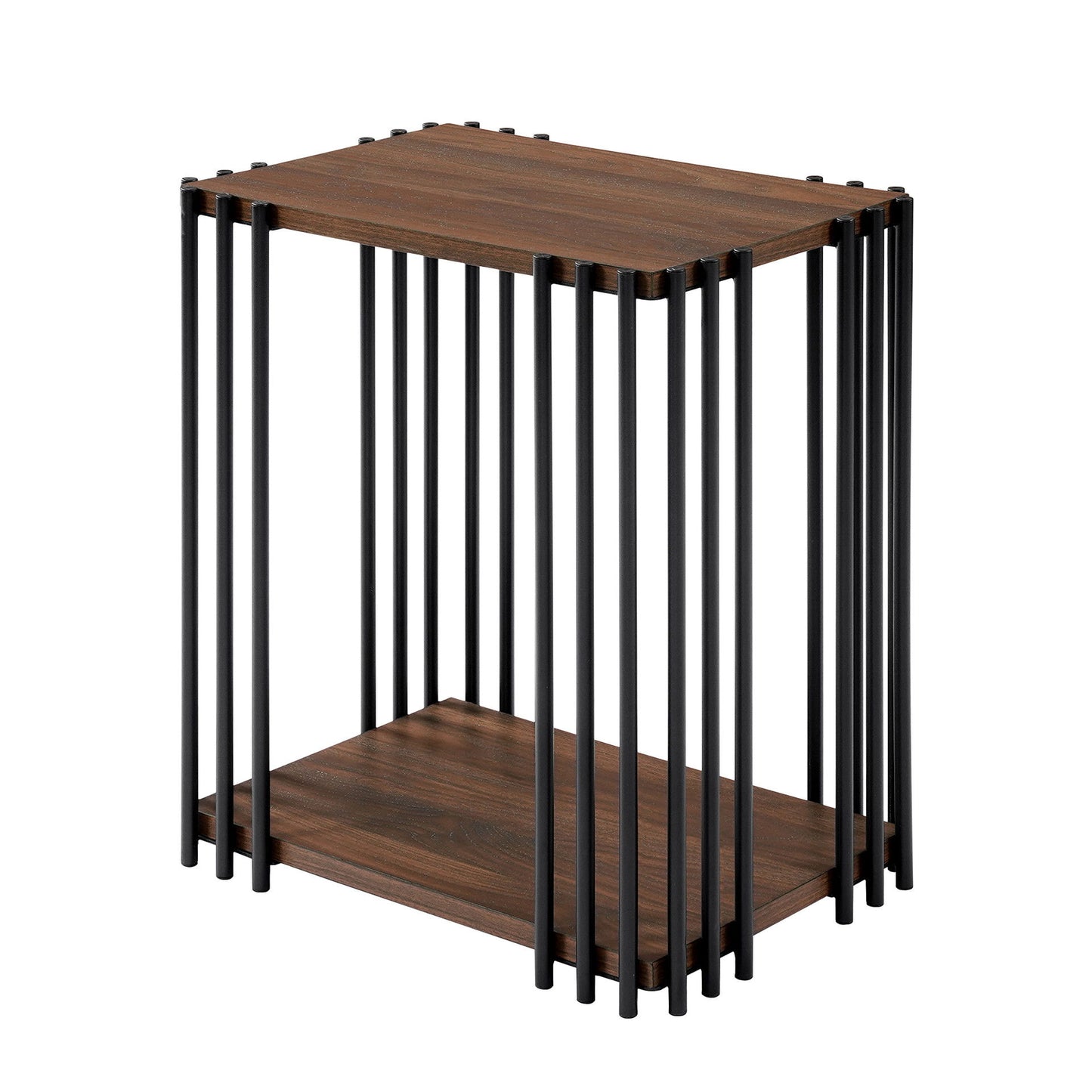 Vertex - Rectangular 3 Piece Occasional Set (1 Coffee & 2 End Tables) - Brown / Black