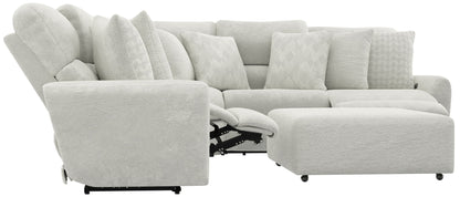 Majesty - Deep Seating Power Reclining Sectional And Ottoman