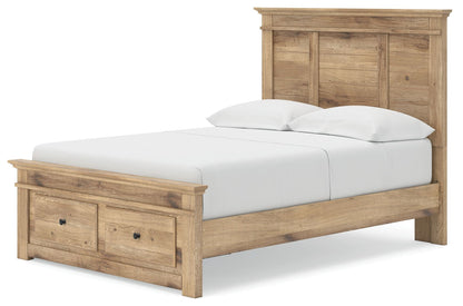 Makidern - Panel Storage Bed