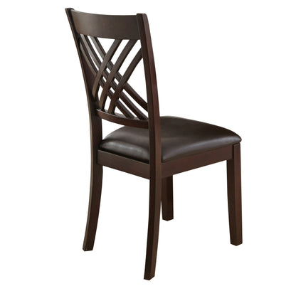 Adrian - Side Chair - Dark Brown