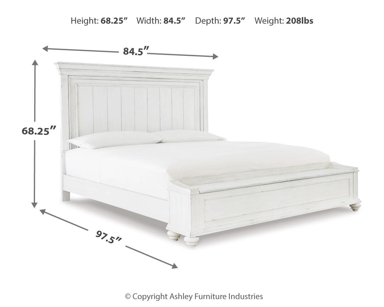 Kanwyn - Panel Bed