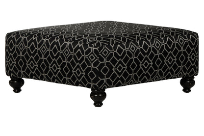Cumberland - Cocktail Ottoman - Onyx