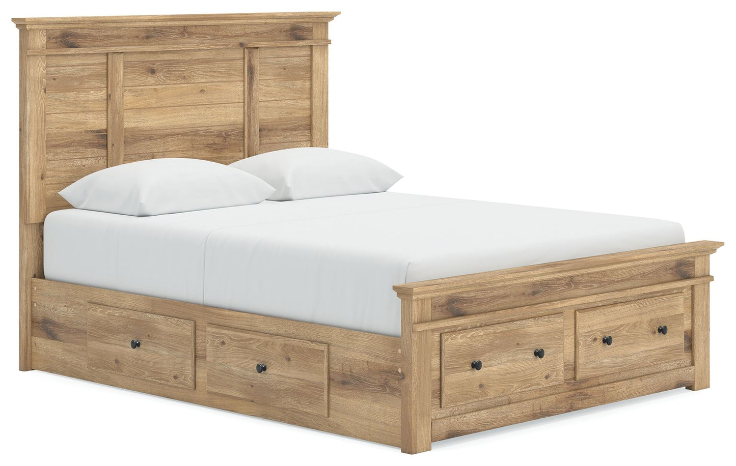 Makidern - Panel Storage Bed