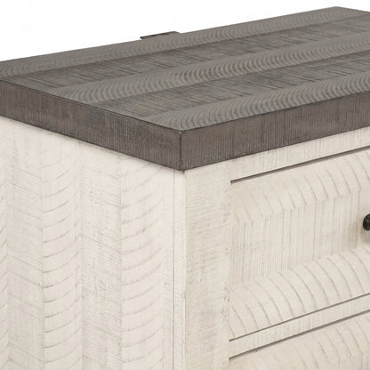 Augusta - Two Drawer Nightstand With USB Port