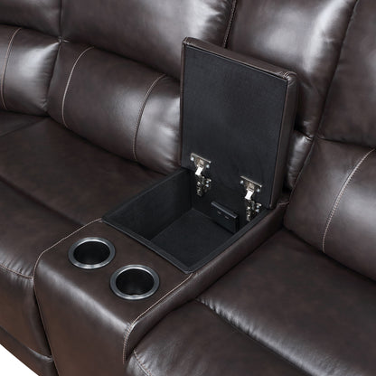 Alexandria - Leather Power Sectional