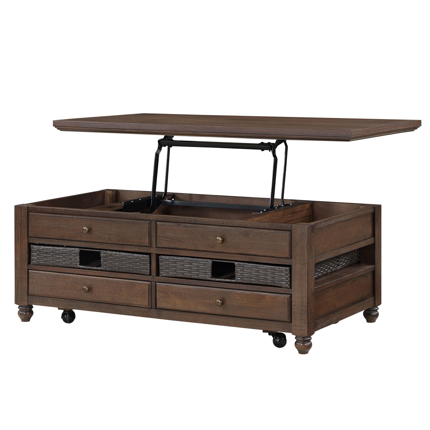 Oliver - 3 Piece Table Set - Brown