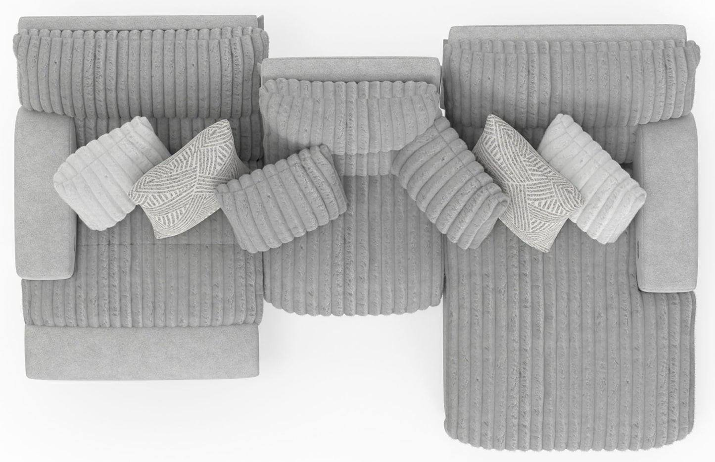 Abraxas - 3 Piece Reclining Sectional