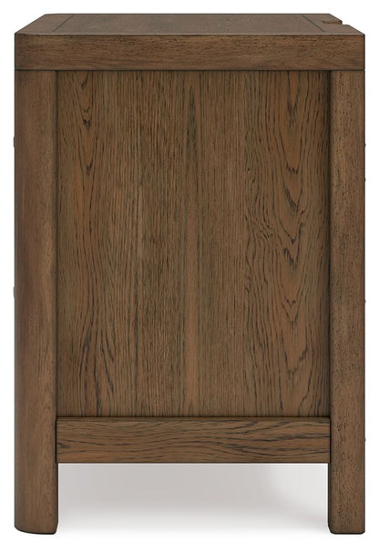 Cabalynn - Two Drawer Night Stand - Light Brown