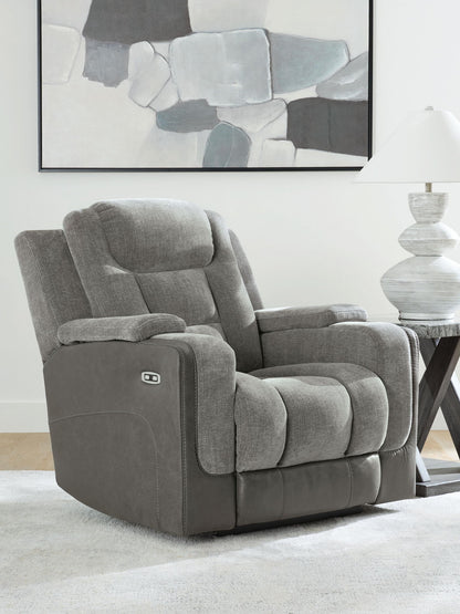 Mixed Motion - Power Recliner With Adjustable Headrest