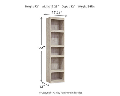 Willowton - Pier - 4 Shelves - Whitewash