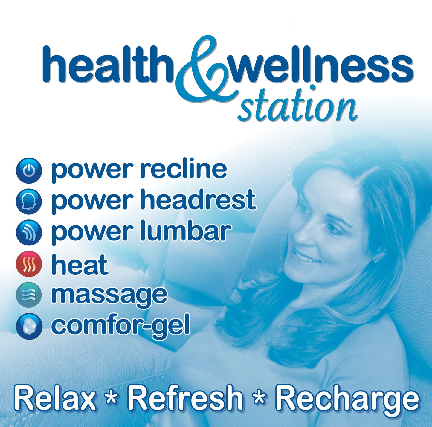 Paradise - Power Lift/Headrest/Lay Flat Recliner With CR3 Heat/Massage