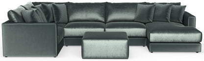 Remington - Modular Sofa And Cocktail Ottoman - Pine