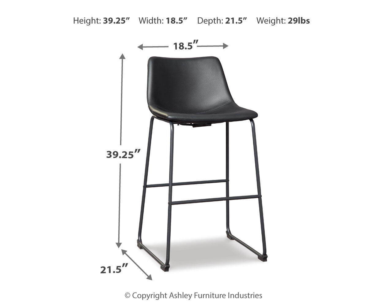 Centiar - Upholstered Barstool (Set of 2)