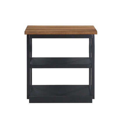 Decker - 3 Piece Occasional Set (1 Coffee & 2 End Tables) - Brown / Black