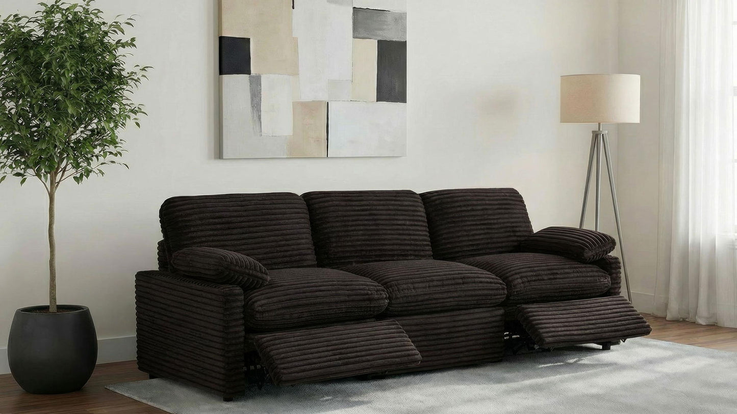 Collins Modular Power Sofa Chocolate Brown