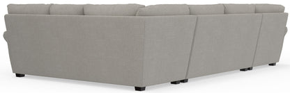 Livingston - Sectional With Comfort Coil Seating, 40" Cocktail Ottoman And Accent Pillows Included