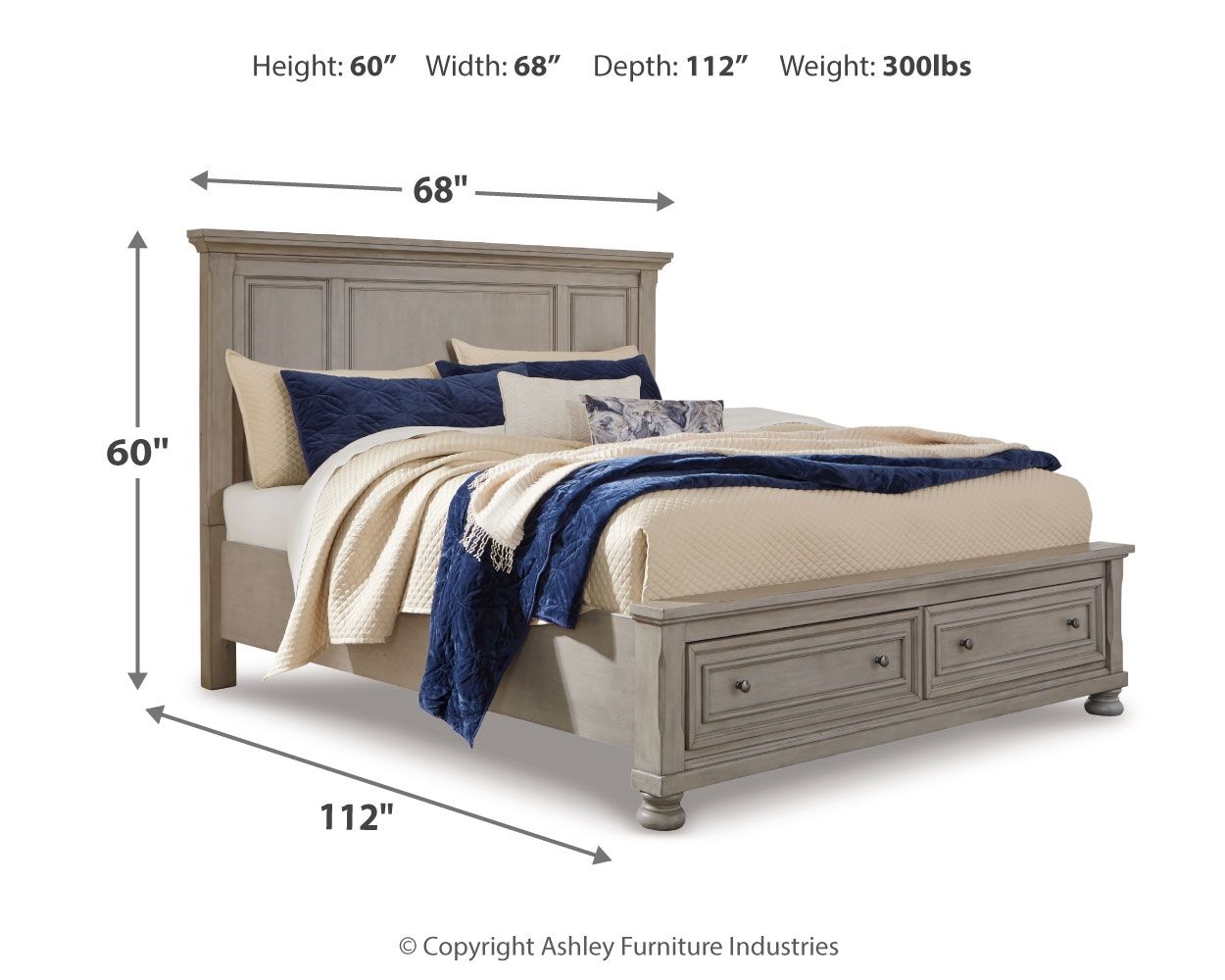 Lettner - Panel Storage Bed
