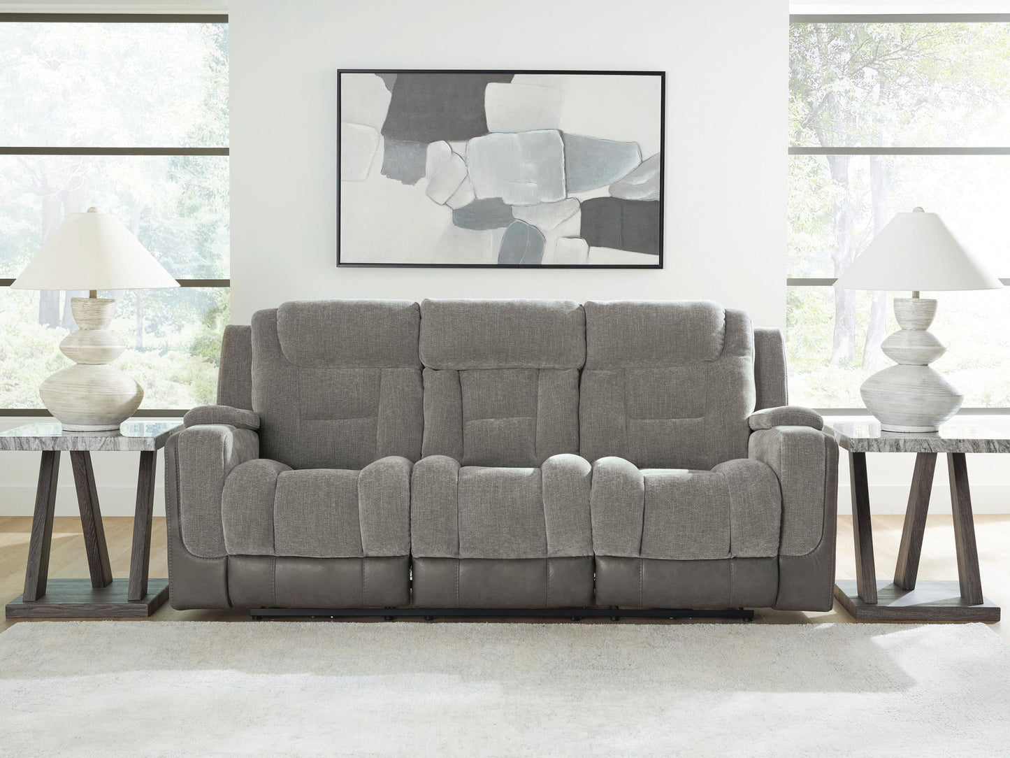 Mixed Motion - Power Reclining Sofa With Adjustable Headrest