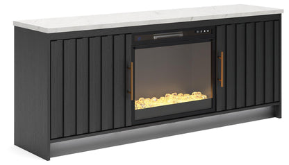 Cadmori - TV Stand With Fireplace Option