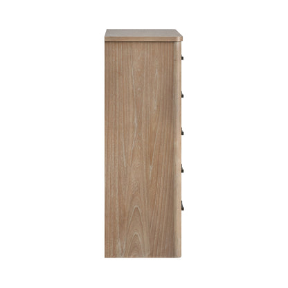 Anika - 5 Drawer Chest - Natural / Brown