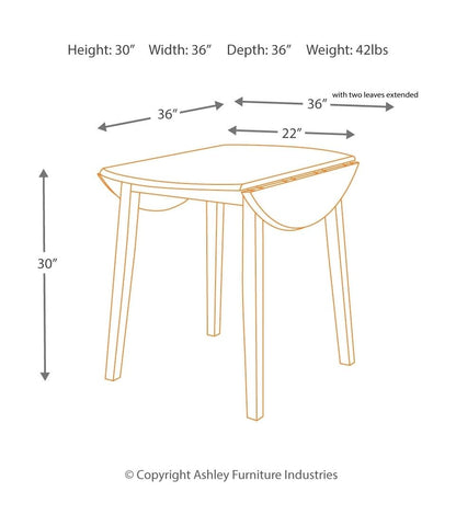 Hammis - Round Dining Table Set